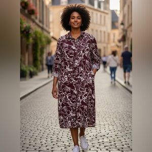 El Cortes Inglés Shirt Dress with tie, from Spain